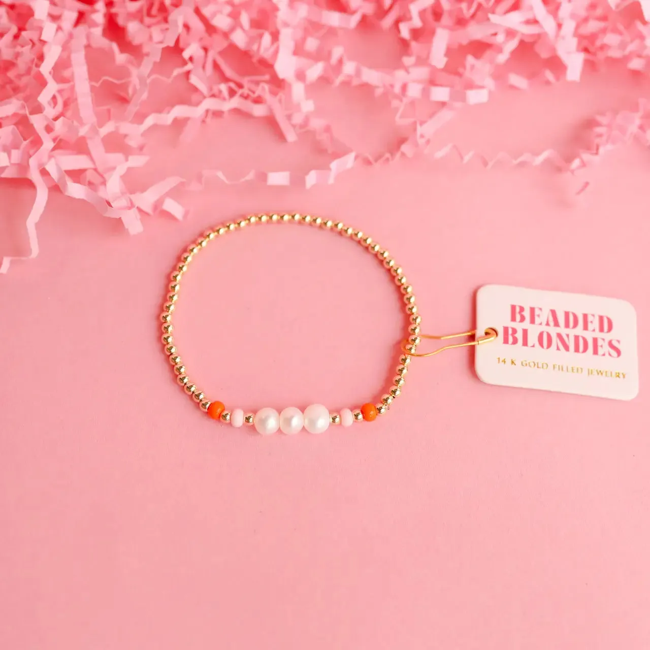 Pink & Orange Harper Bracelet