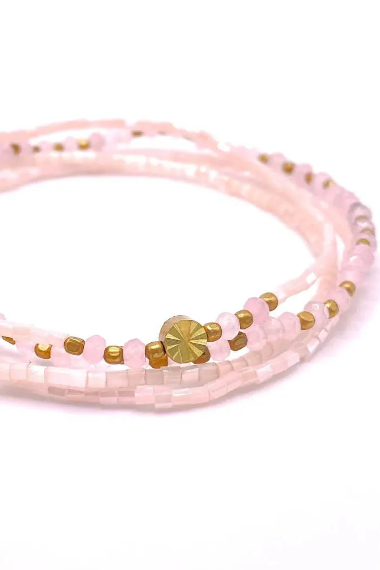 Pink Betty Beaded Bracelet