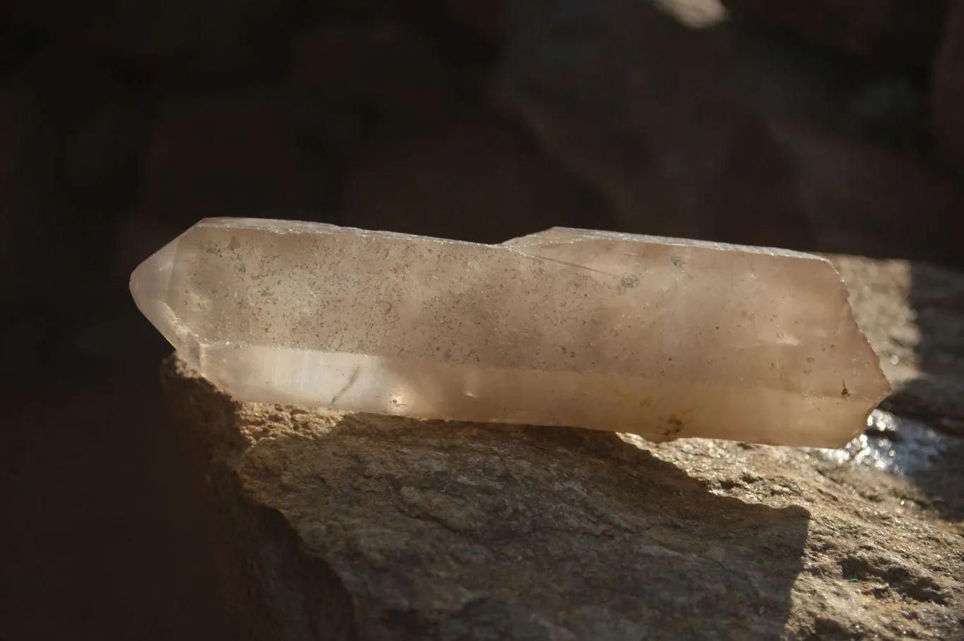 Polished Large Smokey Quartz Crystals  x 3 From Namibia