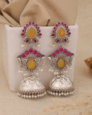 Pragya Long Jhumki Earrings - wxo