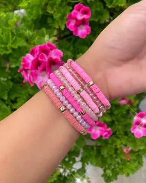 Pretty in Pink Bracelet Set