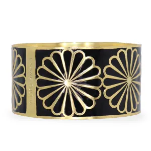 Retro Flower Cuff Bracelet