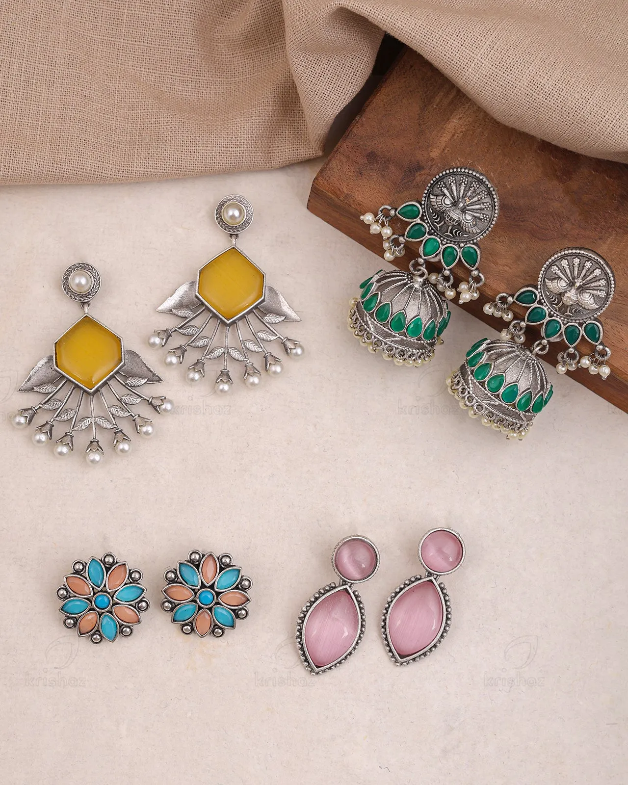 Roma Combo Earring Set - wxo