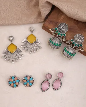 Roma Combo Earring Set - wxo