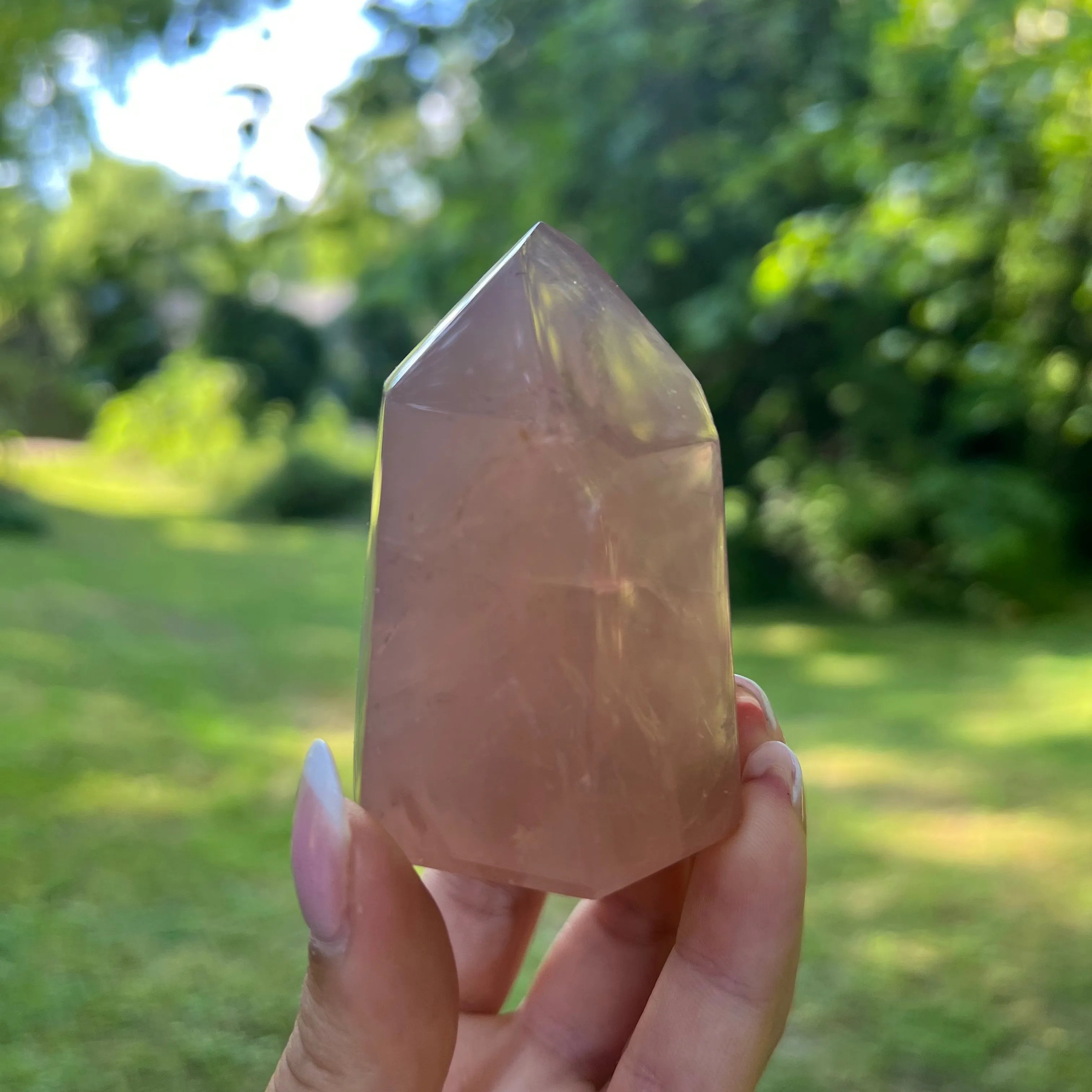 Rose Quartz Point (#6)