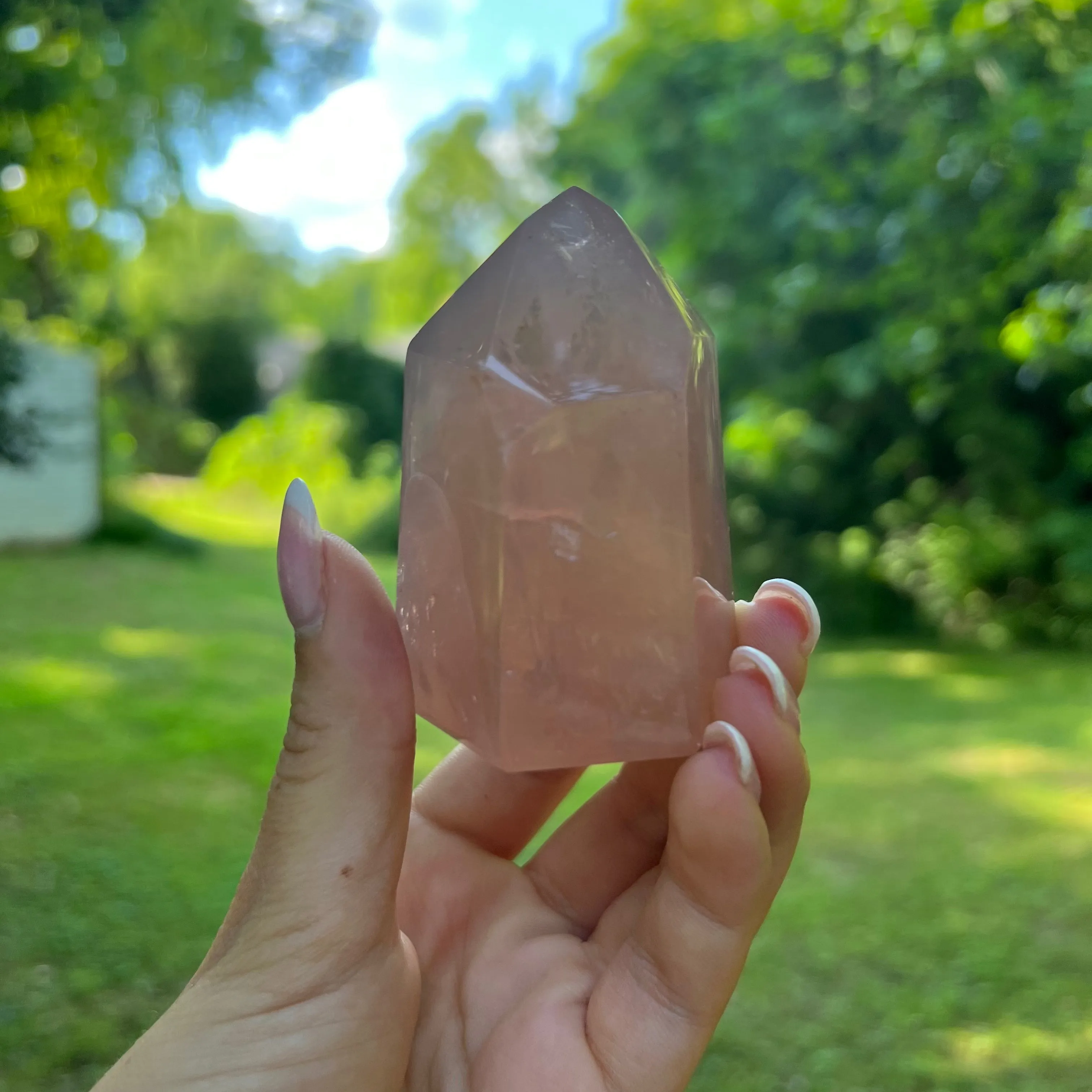 Rose Quartz Point (#6)