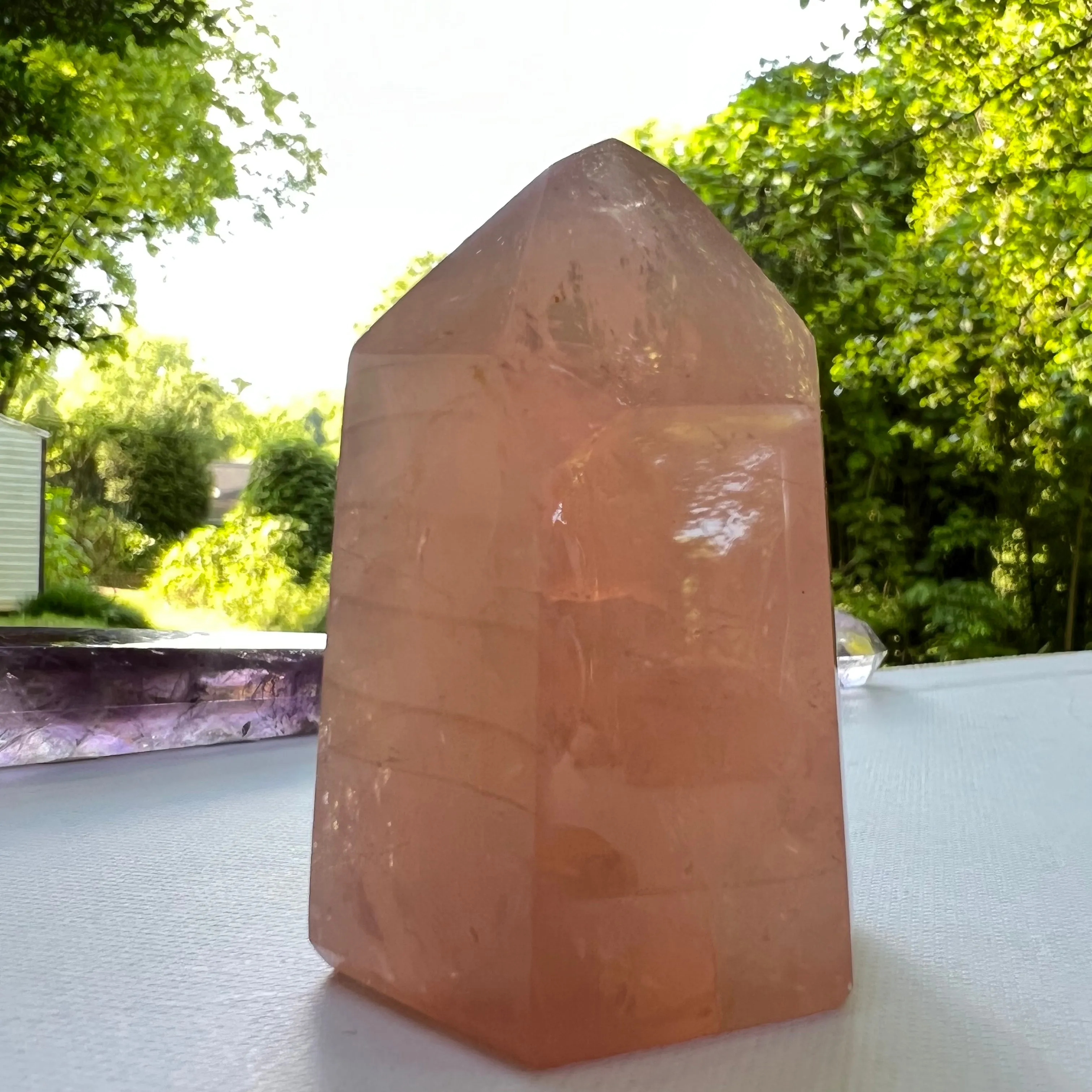 Rose Quartz Point (#6)