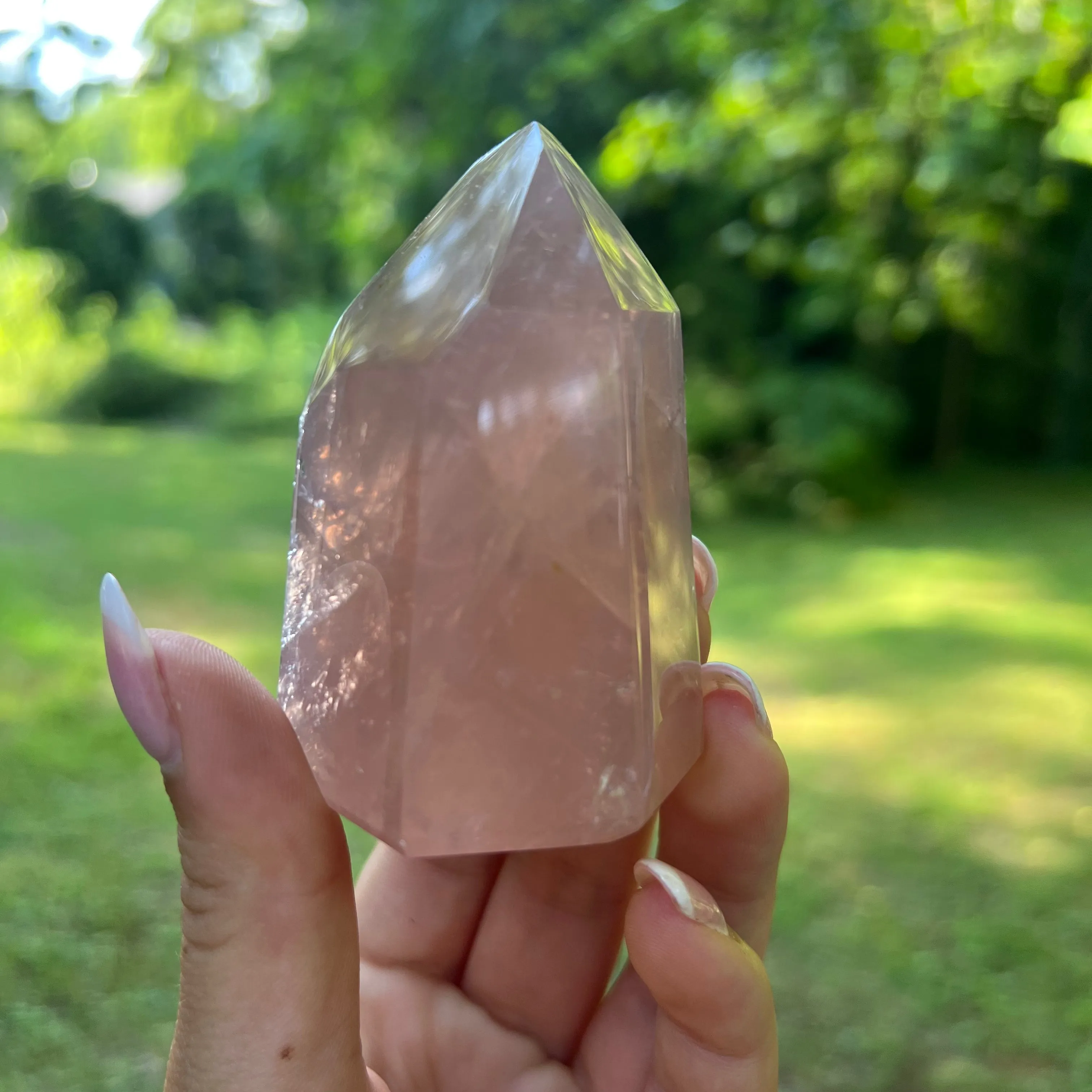 Rose Quartz Point (#6)