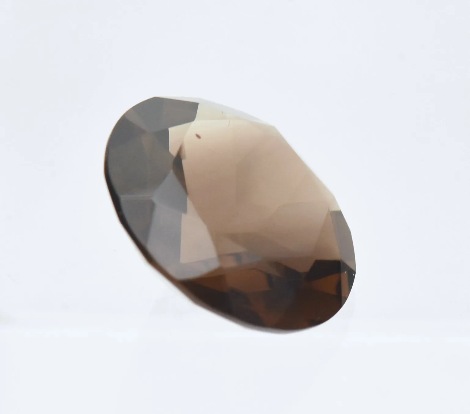 Round Cut Smoky Quartz Loose Gemstone - 20ct