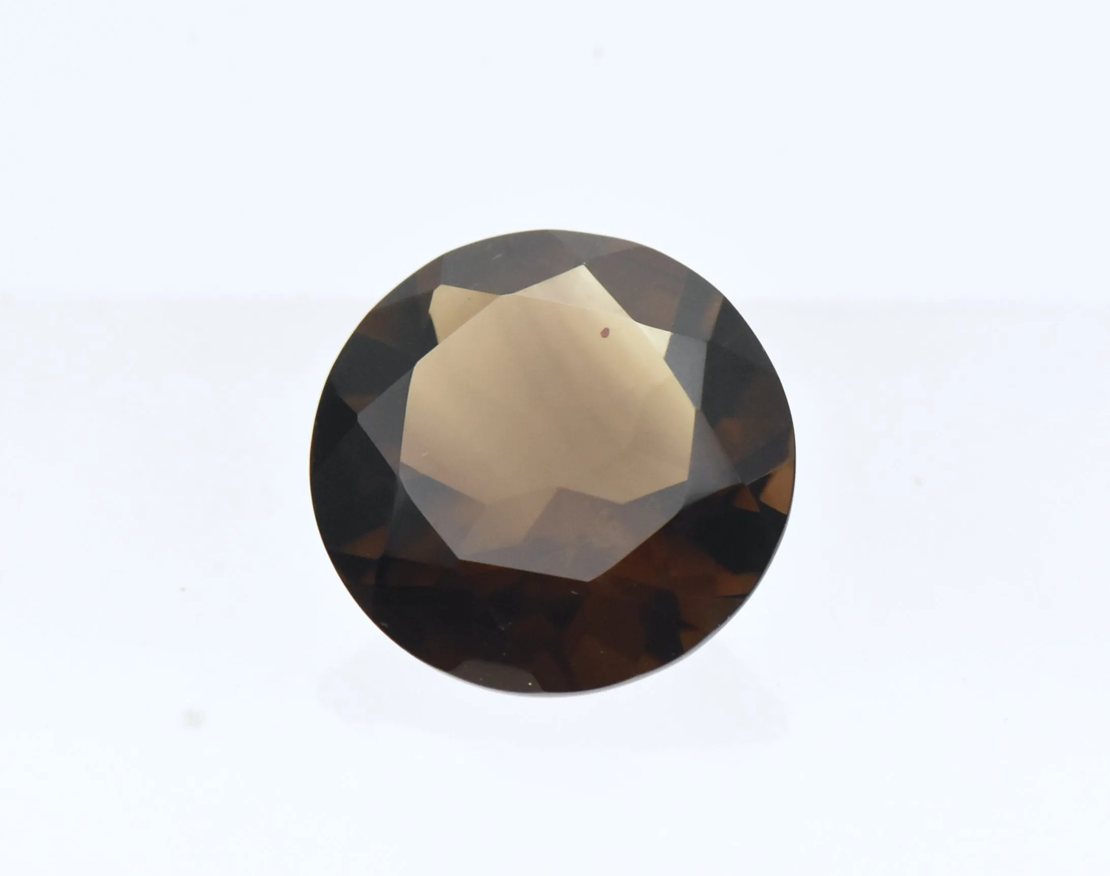 Round Cut Smoky Quartz Loose Gemstone - 20ct