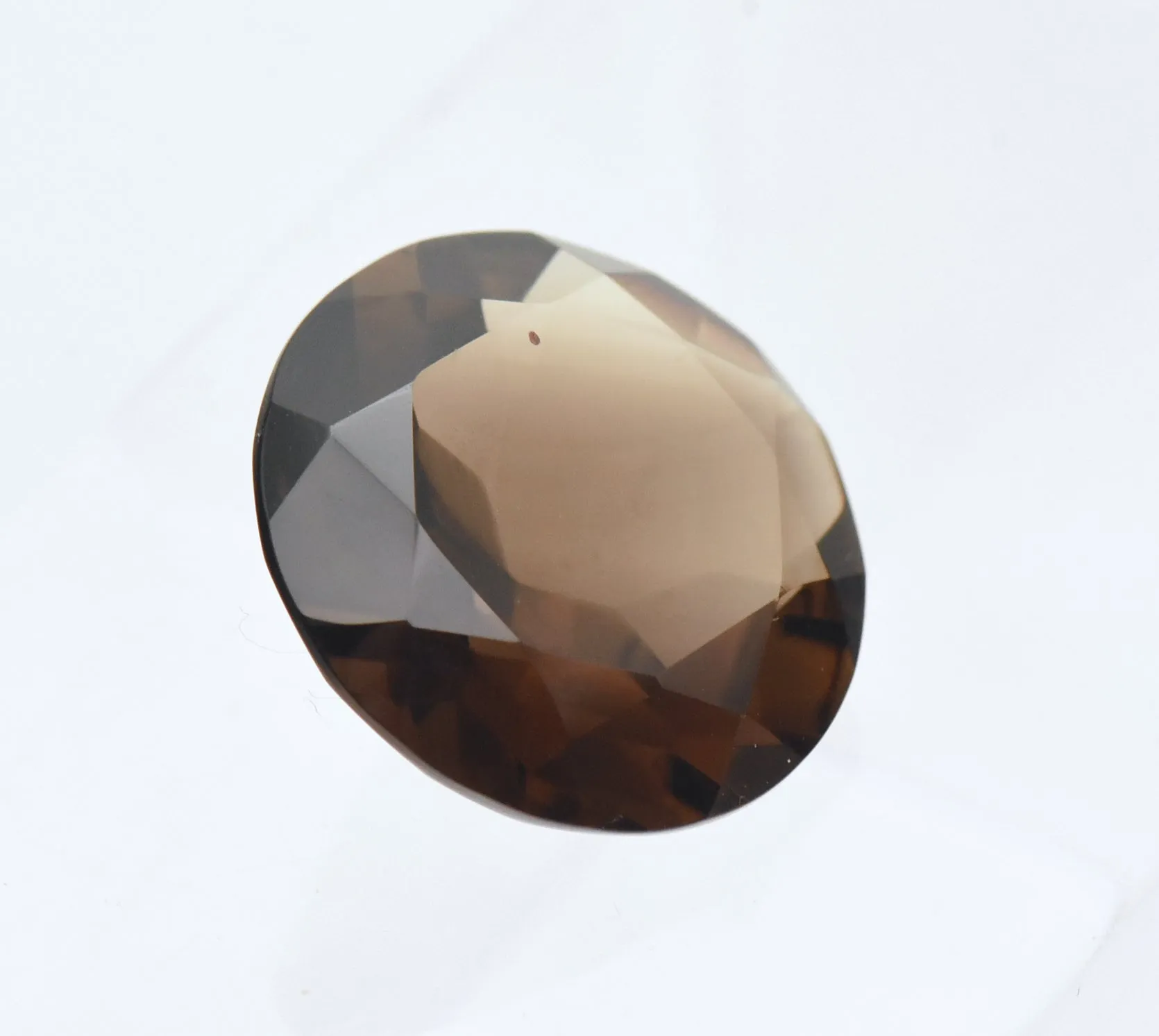 Round Cut Smoky Quartz Loose Gemstone - 20ct