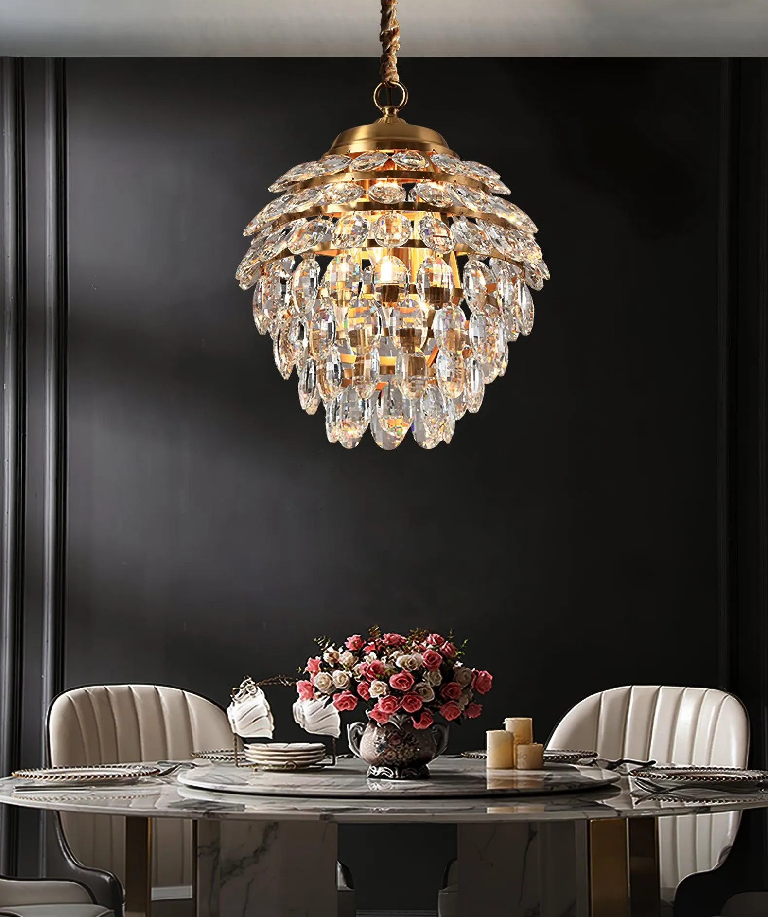 Roxanne Crystal Pendant Light