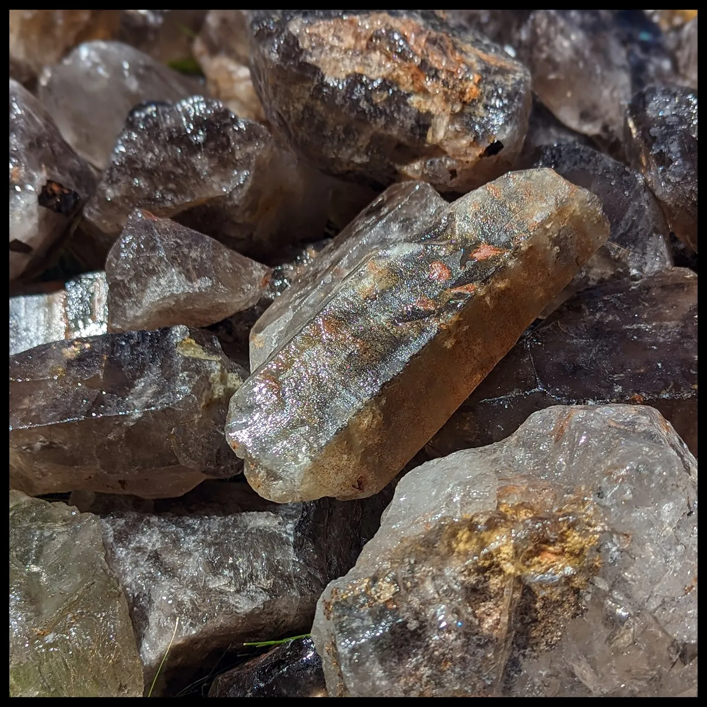 Smoky Quartz, Rough Rock, per lb