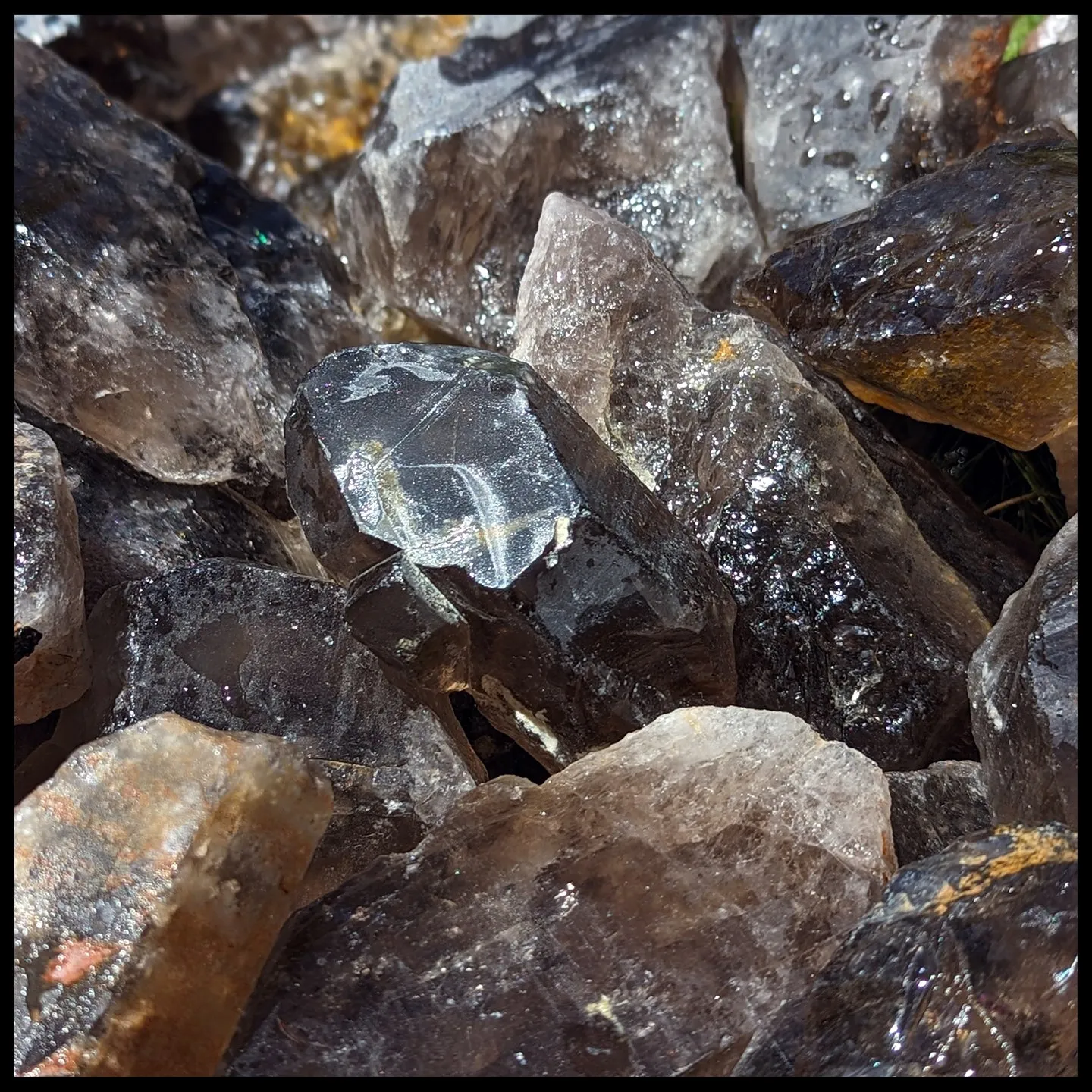 Smoky Quartz, Rough Rock, per lb