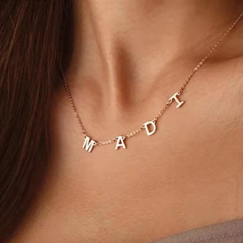 Stainless Steel Personalized Name Necklace