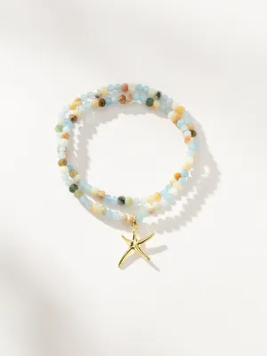 Starfish Beaded Bracelet (Set of 2)