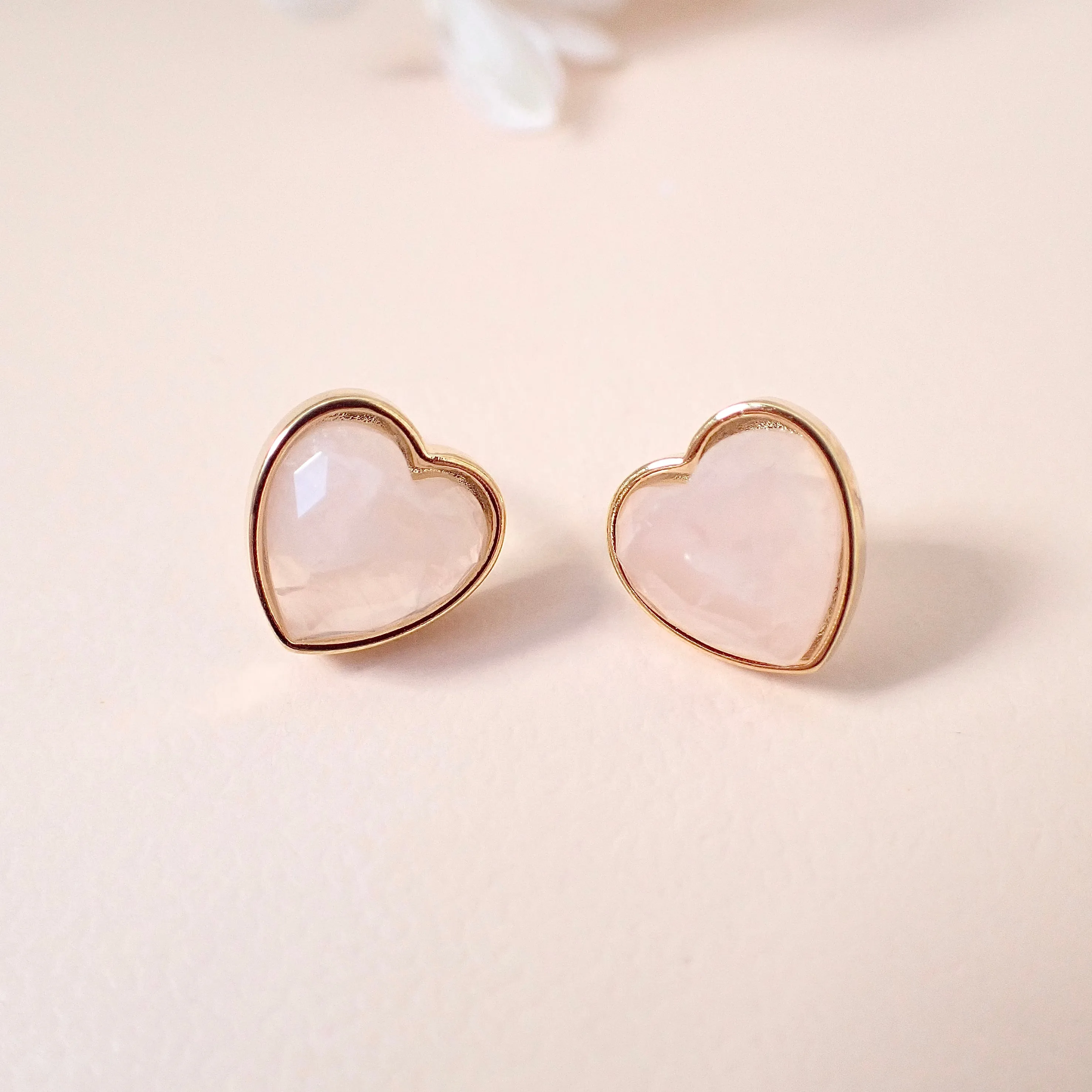 Tania Heart Earstud Gold Plated (S925)