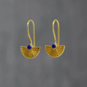 Textured Fan Earrings