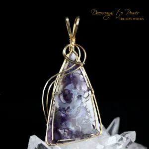 Tiffany Stone Crystal Pendant 14k