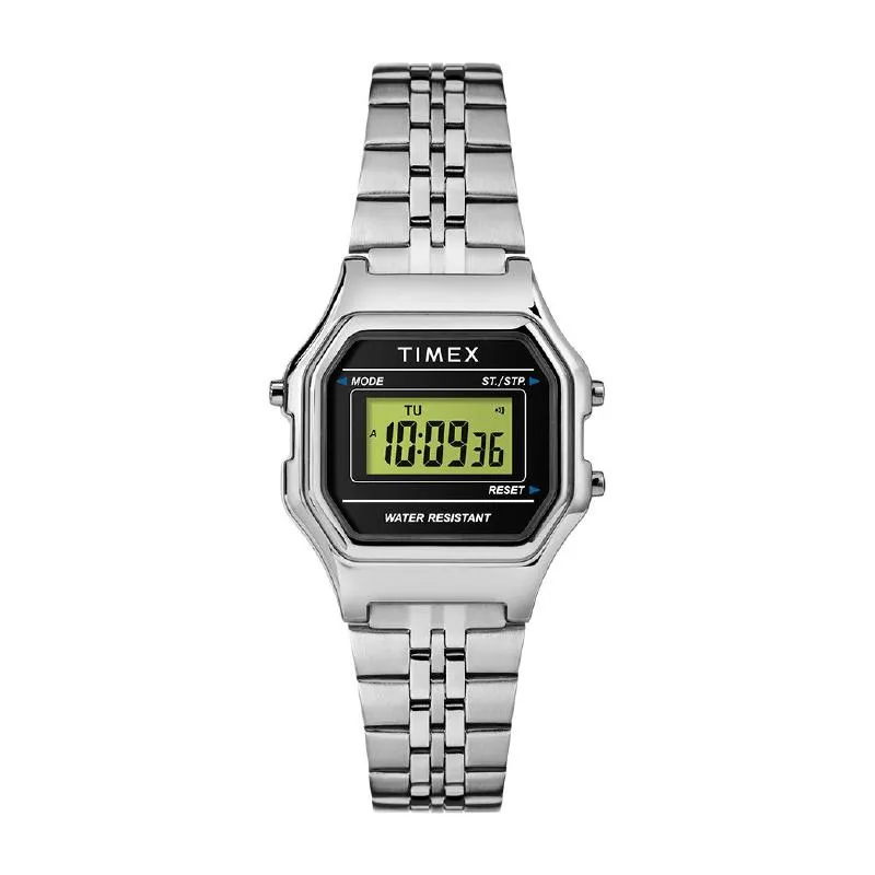 Timex Ladies' Digital Mini 27mm Bracelet Watch TW2T48600