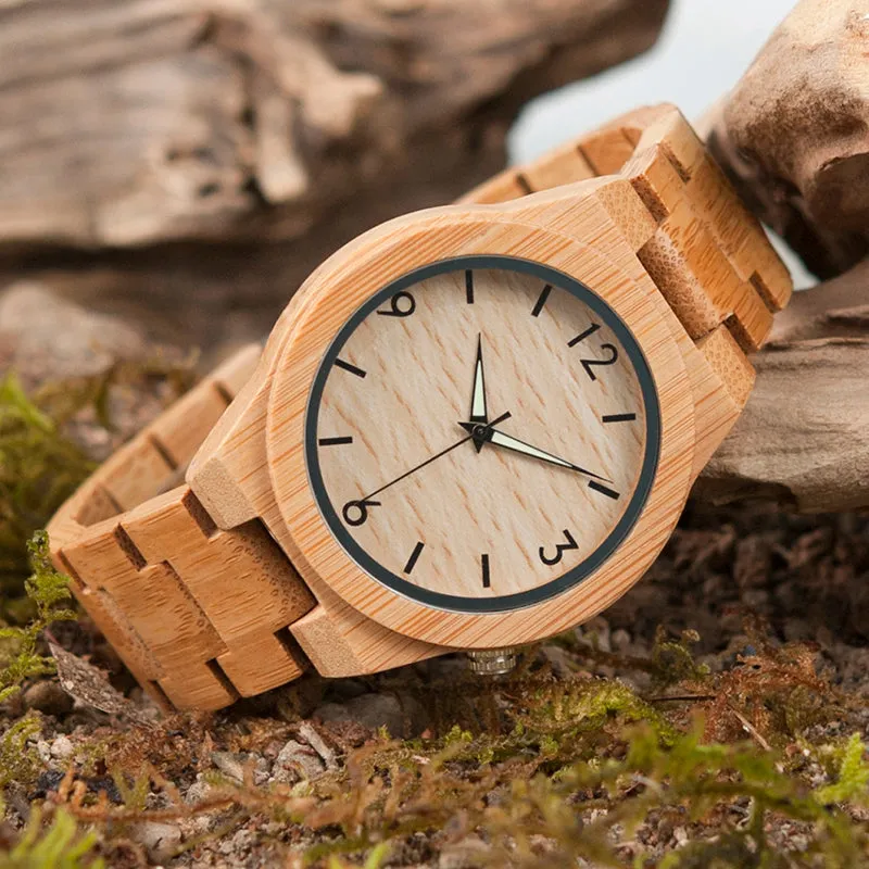 Unique Lug Design Wooden Watch