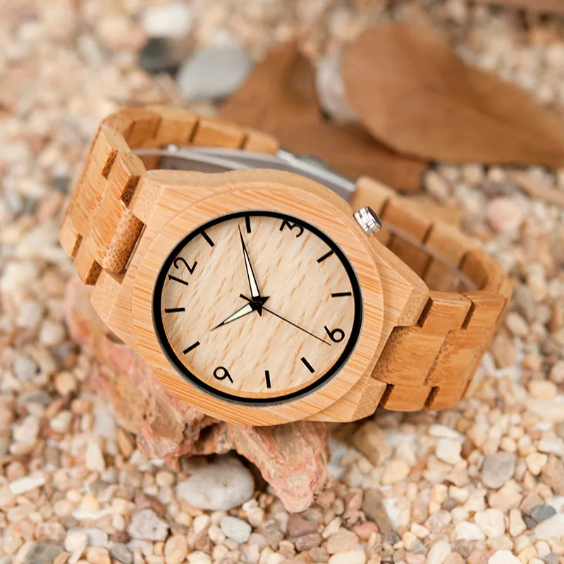 Unique Lug Design Wooden Watch