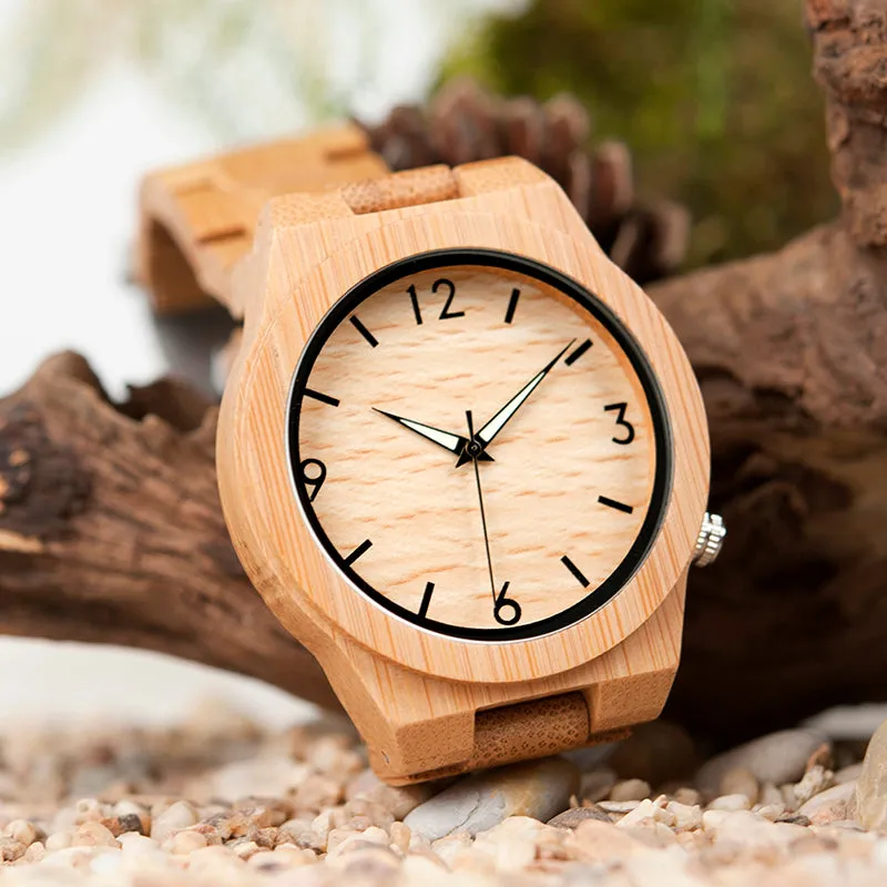 Unique Lug Design Wooden Watch