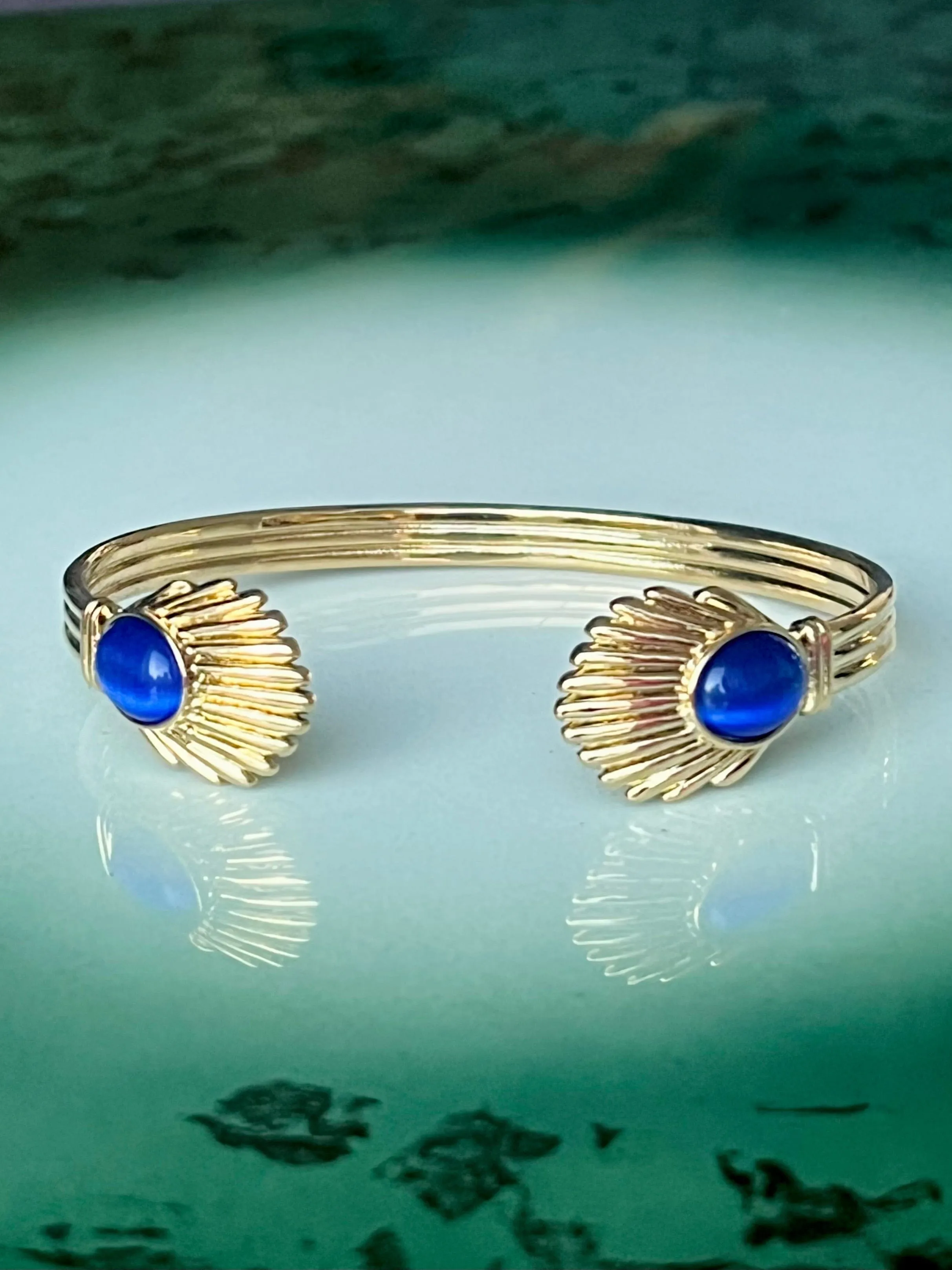 Venus Bangle armbånd - lapis