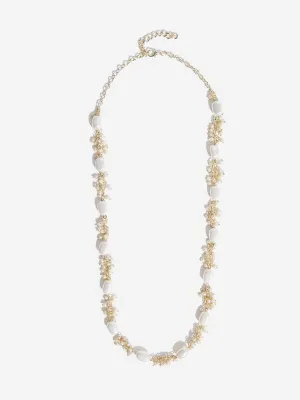 Westside Accessories White Beaded Necklace