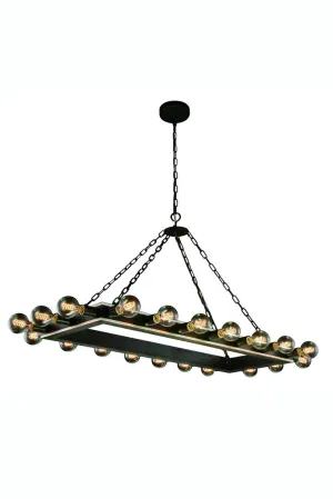 ZC121-1501G50VBSL - Urban Classic: Winston 20 light Silver Leaf & Vintage Bronze
 Pendant